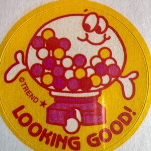 Set of 3 individual Retro 80’s original Scratch and Sniff Stickers